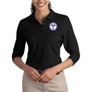 Ladies Silk Touch 3/4-Sleeve Polo