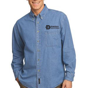 Men's Long Sleeve Denim Shirt