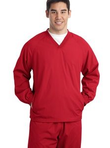 TALL-Sport-Tek V-Neck Raglan Wind Shirt