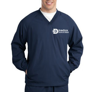 Sport-Tek® V-Neck Raglan Wind Shirt.
