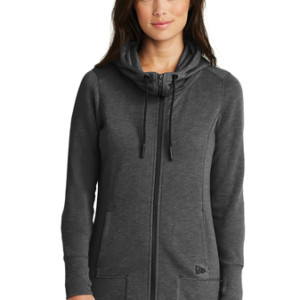 New Era® Ladies Tri-Blend Fleece Full-Zip Hoodie