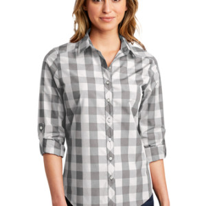 Port Authority® Ladies Everyday Plaid Shirt