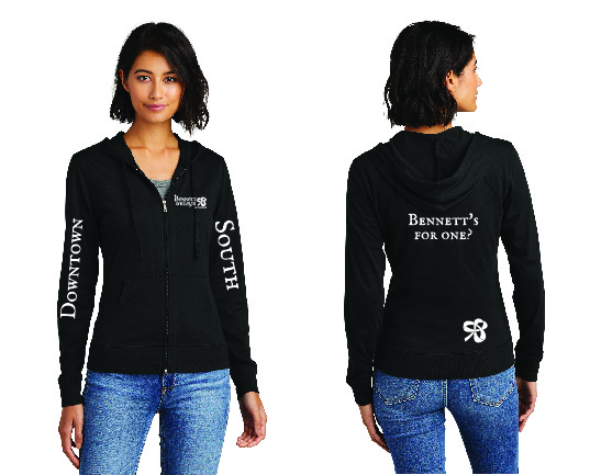 District ® Women’s Fitted Jersey Full-Zip Hoodie