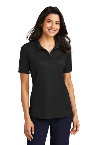 Port Authority® Ladies Fine Pique Blend Polo - Image 4