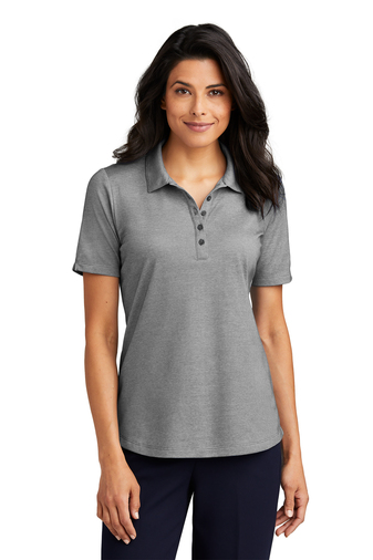 Port Authority® Ladies Fine Pique Blend Polo - Image 3