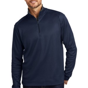 Port Authority® Vertical Texture 1/4-Zip Pullover
