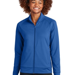 Sport-Tek® Women's Sport-Wick® Stretch Full-Zip Cadet Jacket