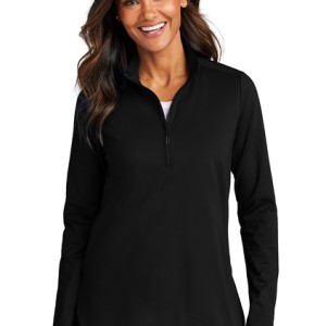 Port Authority® Women's C-FREE® Double Knit 1/4-Zip