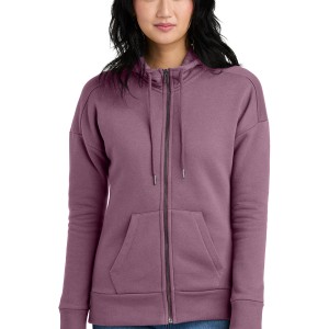 District® Women’s Perfect Weight® Fleece Drop Shoulder Full-Zip Hoodie
