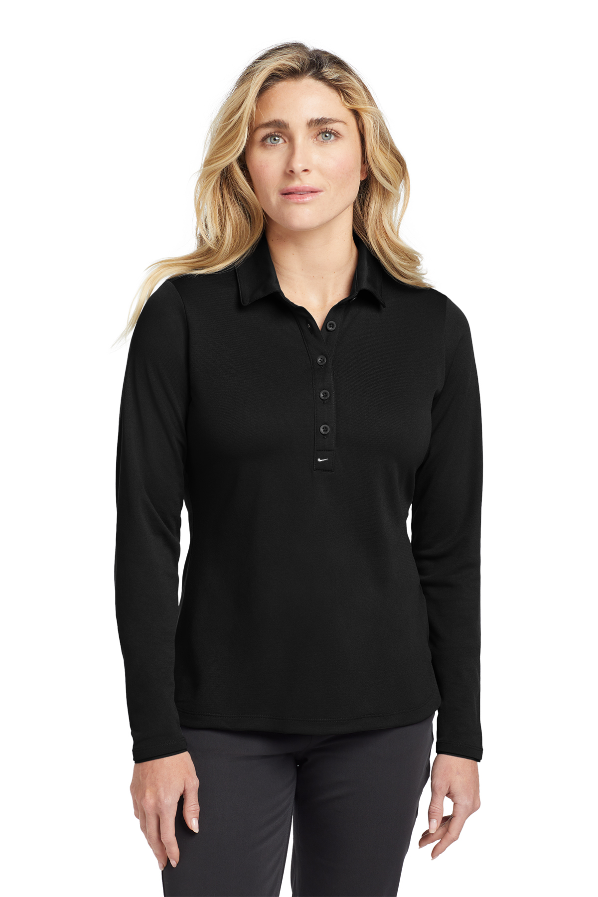 Nike Women's Long Sleeve Dri-FIT Stretch Tech Polo - Image 3