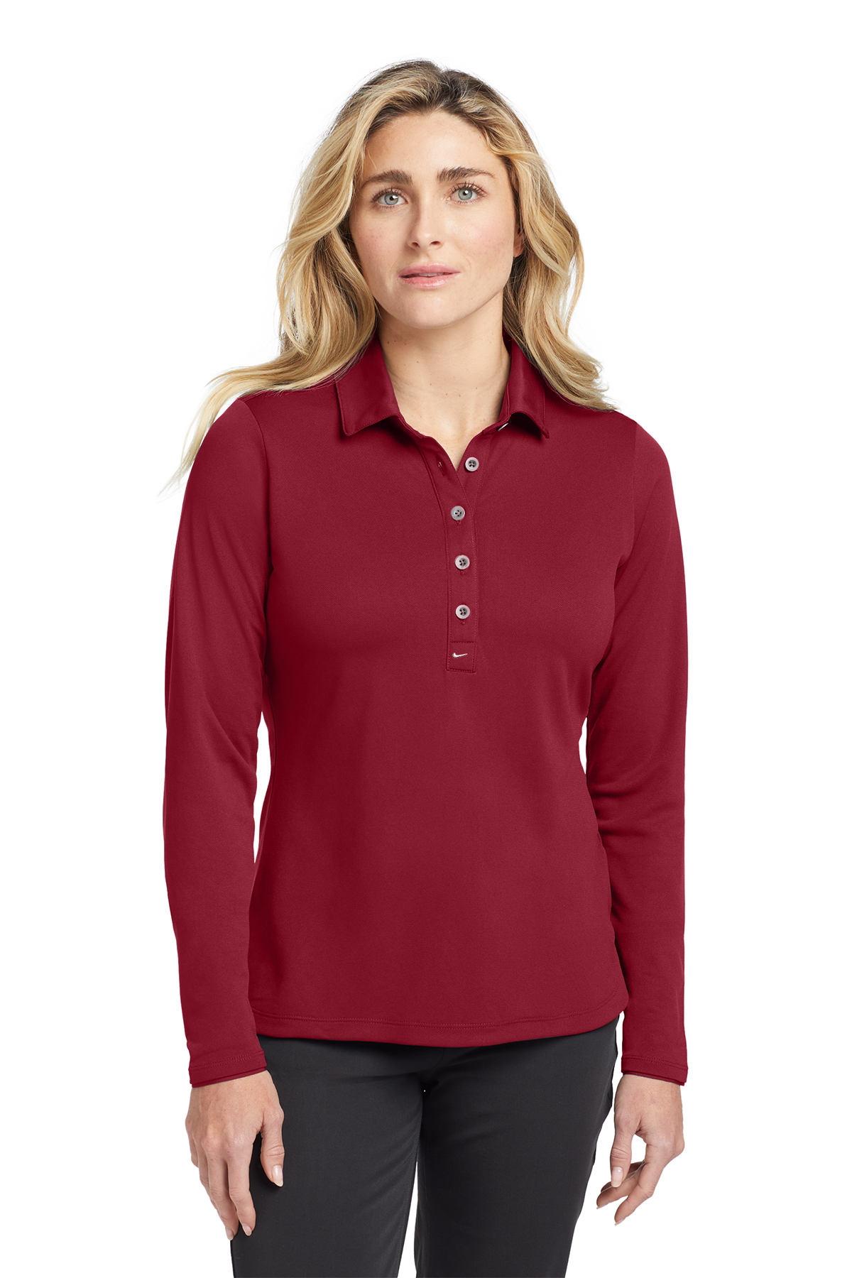 Nike Women's Long Sleeve Dri-FIT Stretch Tech Polo - Image 5