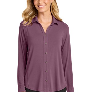 Port Authority® Women’s Luxe Knit Button Tunic