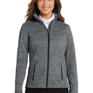 Port Authority® Women's Digi Stripe Fleece Jacket