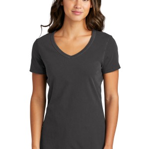Port & Company® Women's Beach Wash® Garment-Dyed V-Neck Tee
