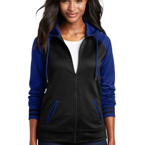 Sport-Tek® Women's Sport-Wick® Varsity Fleece Full-Zip Hooded Jacket